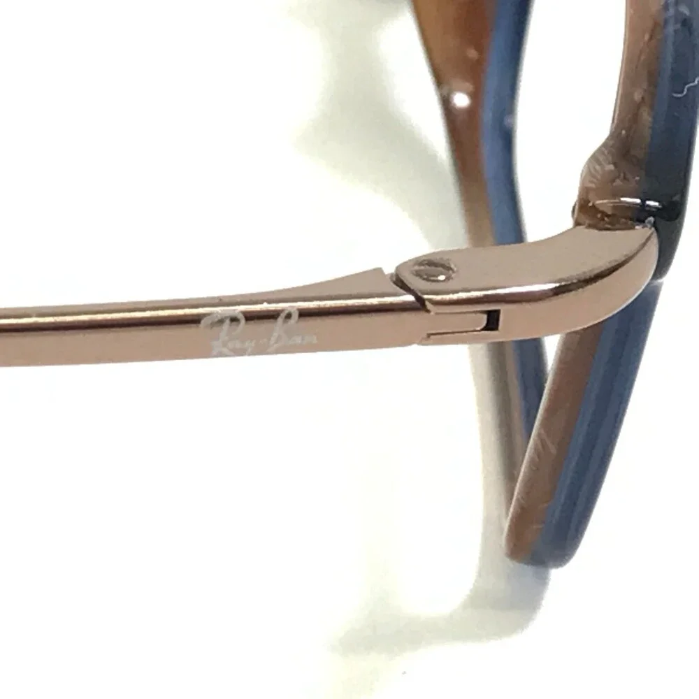 Ray-Ban Eyeglasses Frames RB5049 2160 Brown Blue Rectangular Full Rim 50-17-135